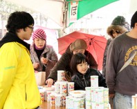 防災グッズ・非常食展示
