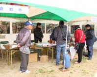 被災地支援パネル展と倉敷みらい公園の防災機能紹介