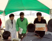 高潮と液状化の実験