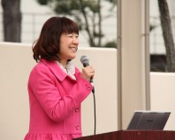 危機管理アドバイザー国崎信江さんによる地震のお話と防災クイズ
