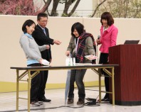 危機管理アドバイザー国崎信江さんによる地震のお話と防災クイズ